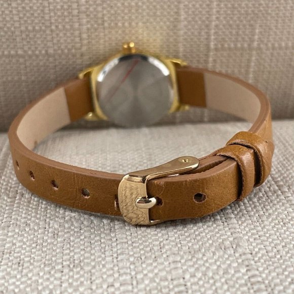 FMD Women Wristwatch Brown Faux Leather band Quartz Analog Watch w/ Box - Picture 11 of 12